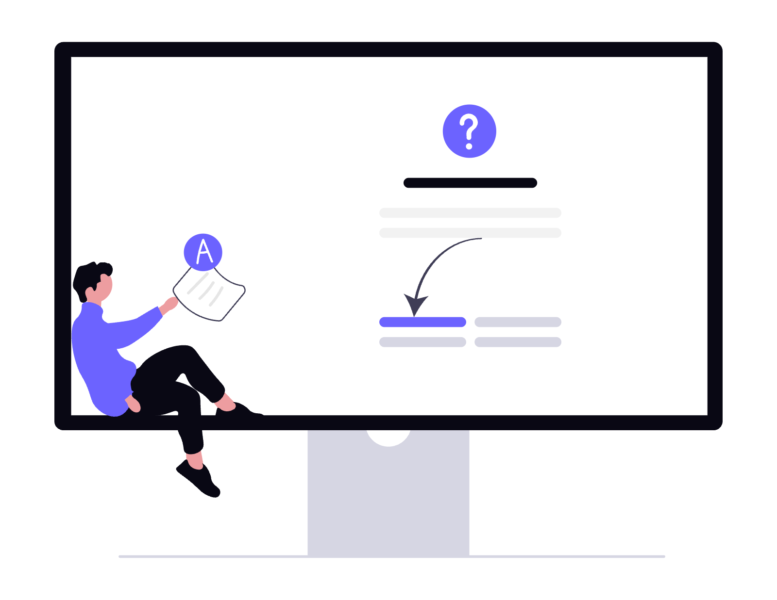 Chat with AI illustration